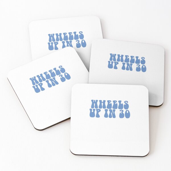 Item preview, Wheels Up In 30- Light Blue designed and sold by ChelbyMoore.