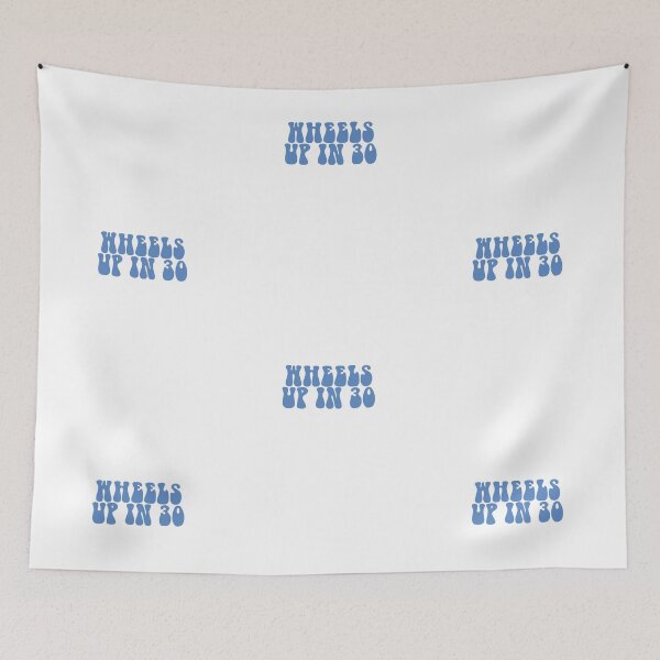 Item preview, Wheels Up In 30- Light Blue designed and sold by ChelbyMoore.