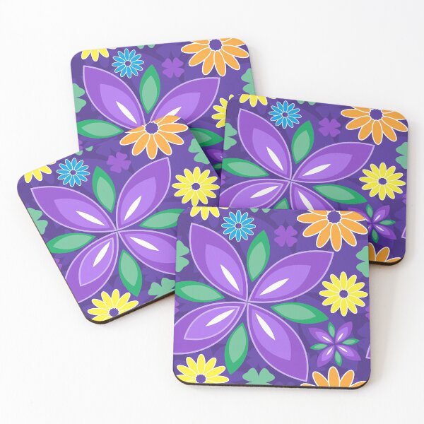 Item preview, Purple Flower Pattern designed and sold by Mark Zajac.