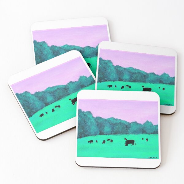 Item preview, Grazing Cows Version 5. designed and sold by SenecaShaye.