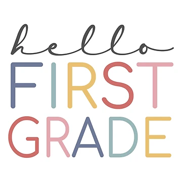 Artwork thumbnail, Hello First Grade Colorful by AutonomousN