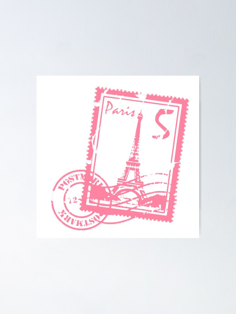 “Paris Passport Stamp” Poster by katiequinn1 | Redbubble
