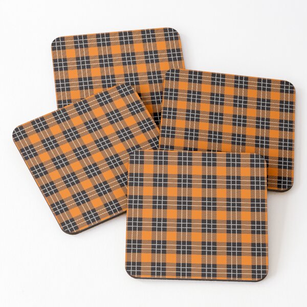 Item preview, Black & Tangerine Tartan designed and sold by GillyMc.