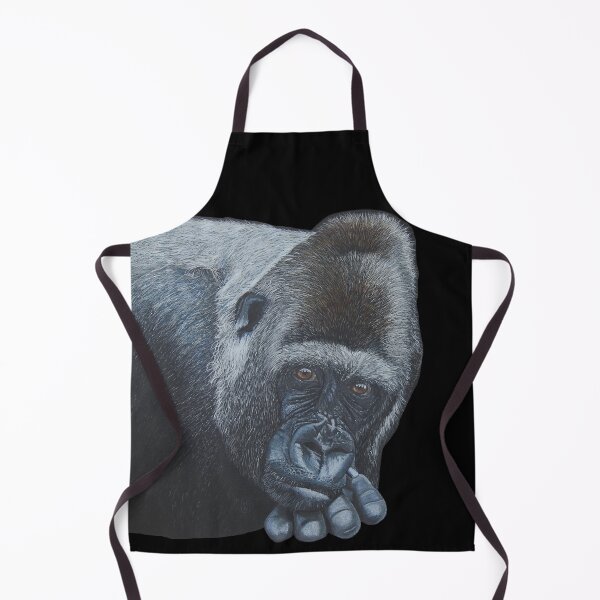 Item preview, Silver back Gorilla "contemplation" designed and sold by cathyscreations.