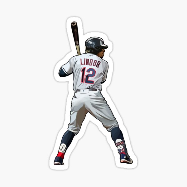 Francisco Lindor #12 Bats Sticker
