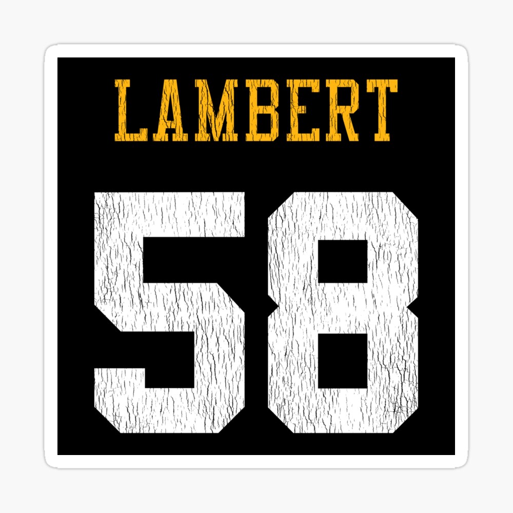 Jack Lambert Jersey Poster for Sale by WalkDesigns