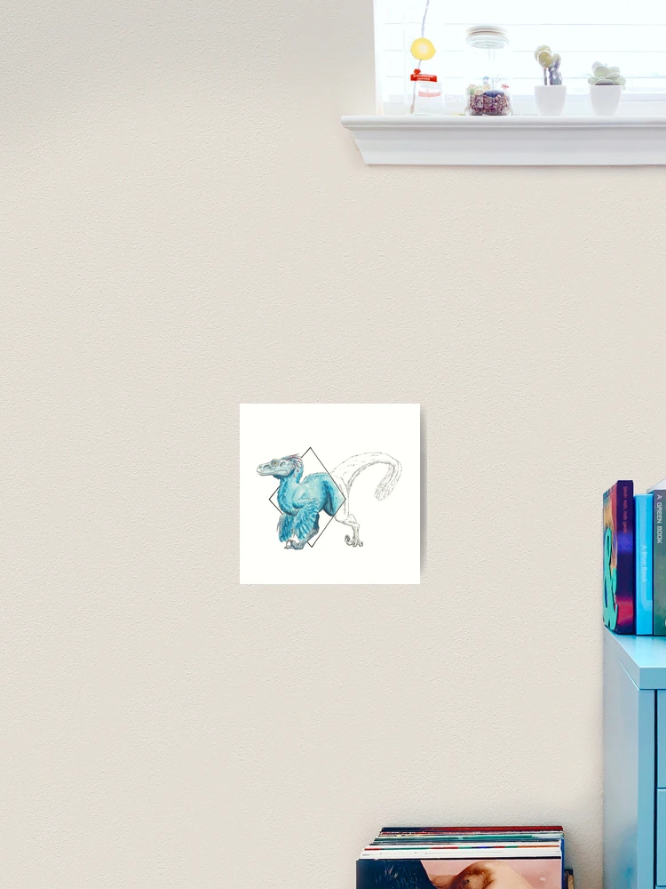 Thumbnail 2 of 3, Art Print, Diamond Raptor designed and sold by WhiteThorneGoods.
