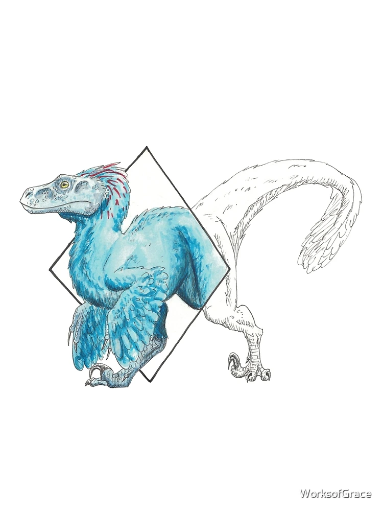 Thumbnail 3 of 3, Scarf, Diamond Raptor designed and sold by WhiteThorneGoods.
