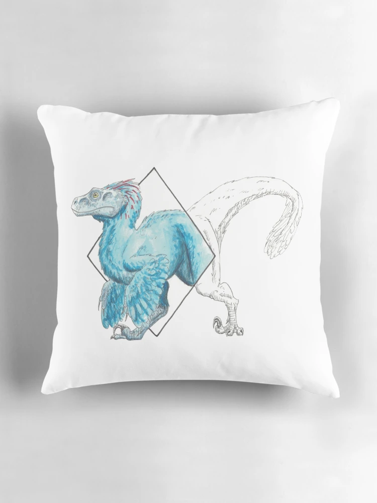 Thumbnail 3 of 4, Pillow, Diamond Raptor designed and sold by WhiteThorneGoods.