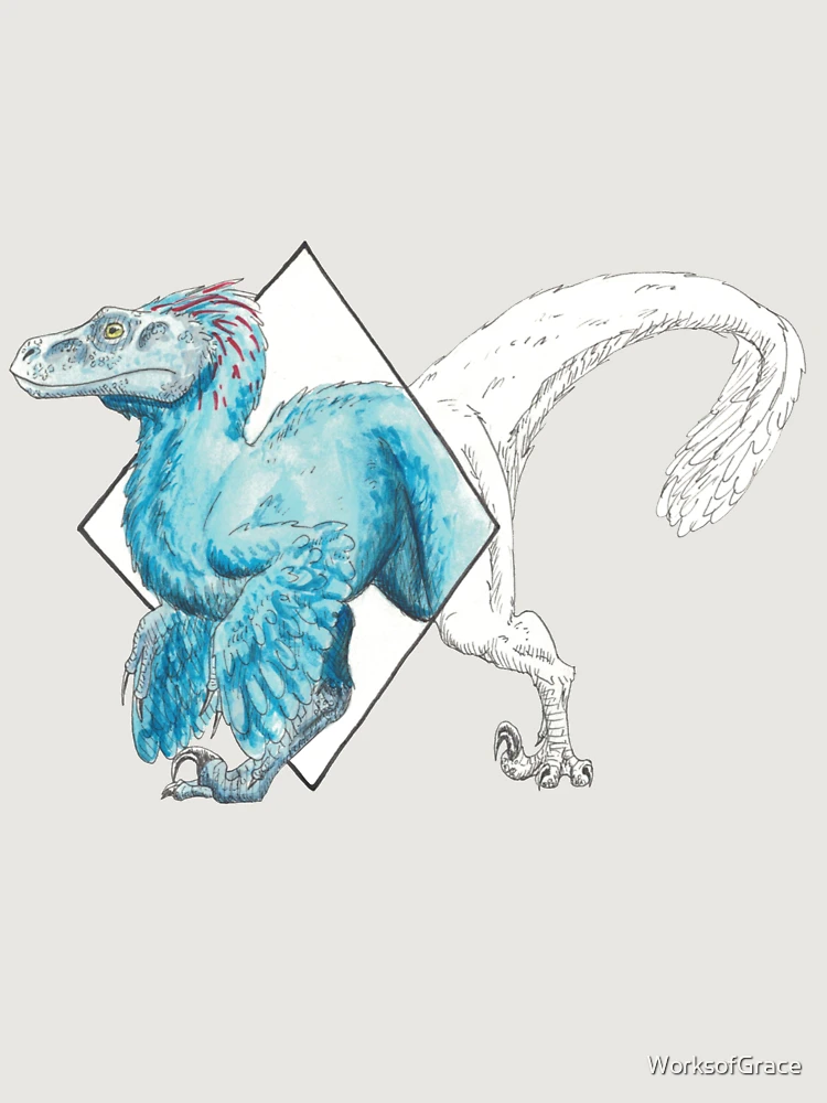 Thumbnail 6 of 6, Premium Oversized Sweatshirt, Diamond Raptor designed and sold by WhiteThorneGoods.