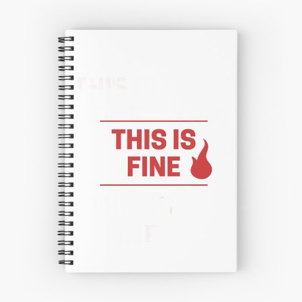 Item preview, This Is Fine designed and sold by unfluffybunny.