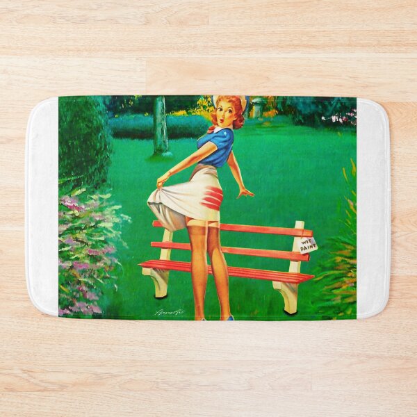 Item preview, Pinup girl wet paint designed and sold by pjesusartrb.