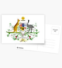 Australia Coat of Arms Postcards