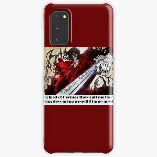 the bird of Hermes they call me their wings devouring myself I tame myself Samsung Galaxy Snap Case