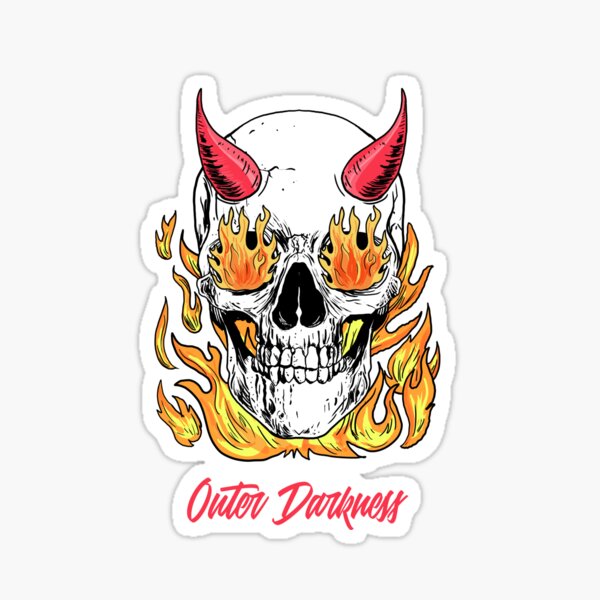 Vista previa del artículo con la obra «Oscuridad exterior Exmormon», diseñado y vendido por BlackDogMerch20.