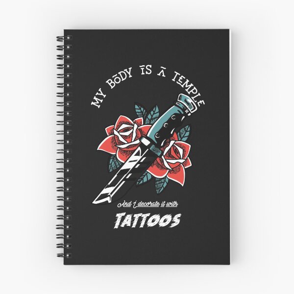 Aperçu de l'œuvre Mon corps est un temple, les tatouages sont ma décoration Exmormon créée et vendue par BlackDogMerch20.