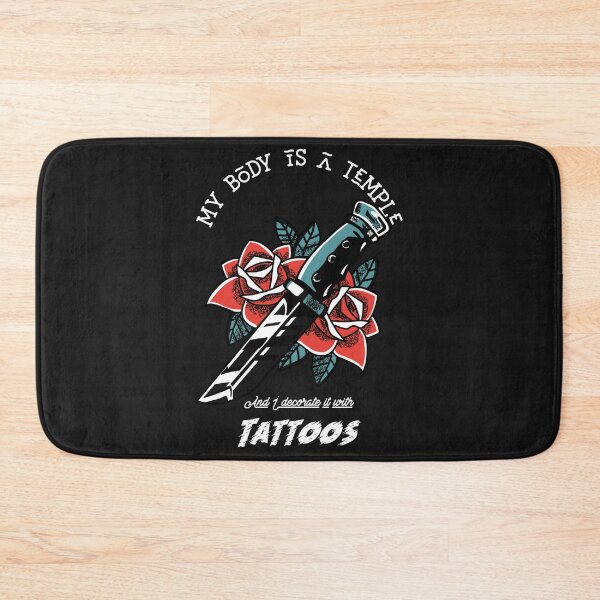 Item preview, My body is a temple, tattoos are my decoration Exmormon designed and sold by BlackDogMerch20.