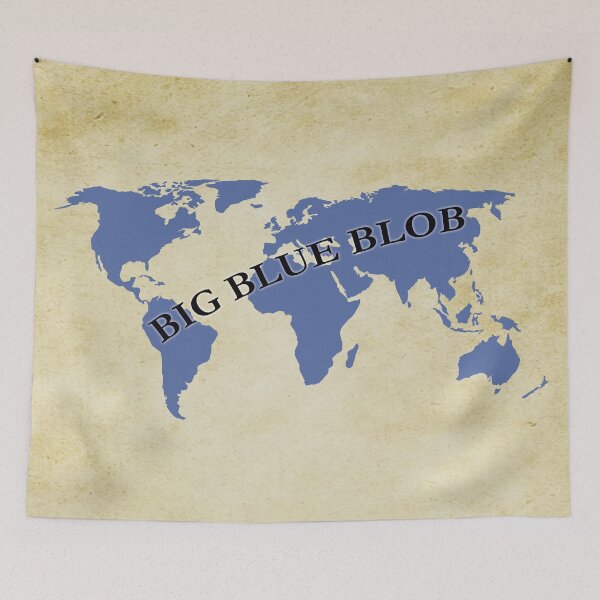 Item preview, France as the Big blue blob conquering the world- Europa Universalis IV  designed and sold by Vela Barrera.