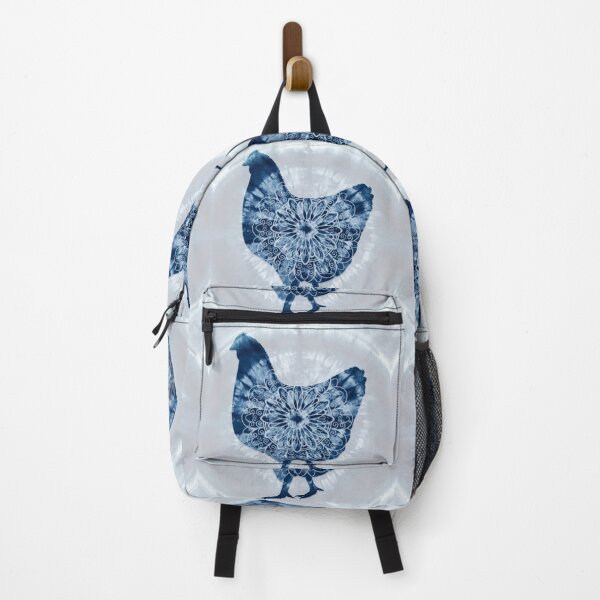 Item preview, Chicken Mandala Indigo Blue tie dye designed and sold by Glimmersmith.