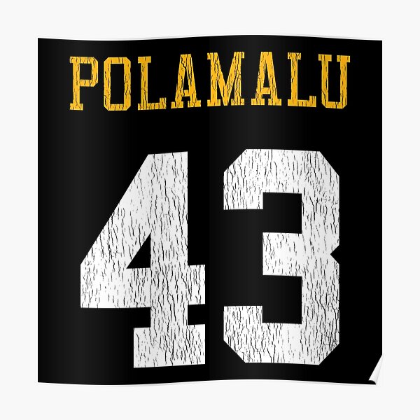 Hall Of Fame Troy Polamalu Poster for Sale by CipperSteaz