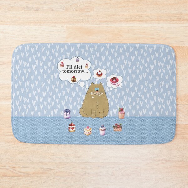 Item preview, I'll diet tomorrow - blue - designed and sold by BrinaBruno.
