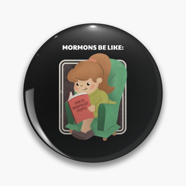 Item preview, Manipulative Mormons Exmormon designed and sold by BlackDogMerch20.