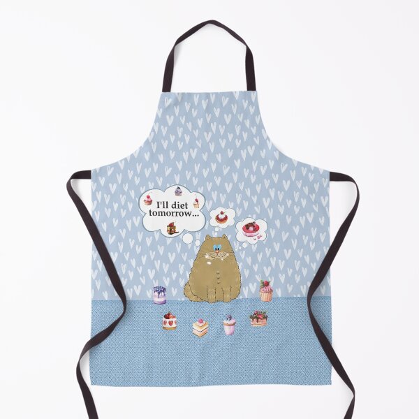 Item preview, I'll diet tomorrow - blue - designed and sold by BrinaBruno.
