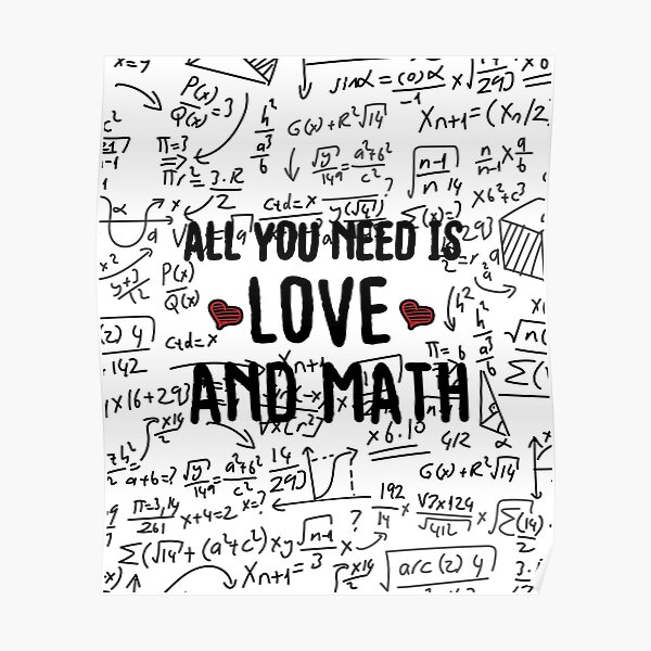 Math Quotes Posters for Sale | Redbubble