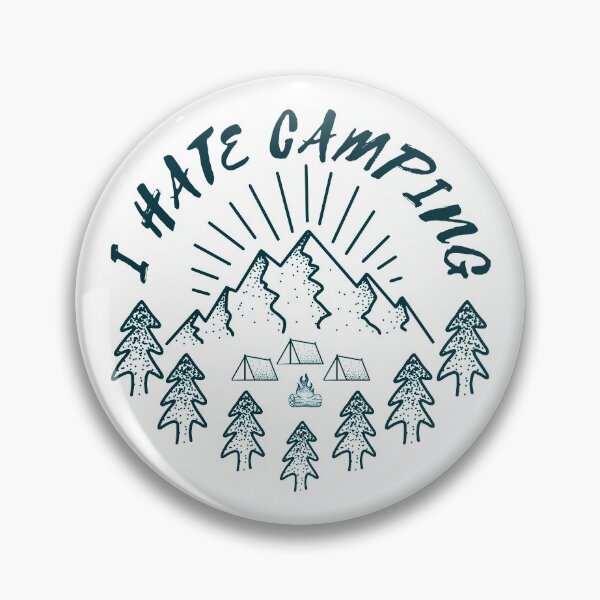 Item preview, I hate camping designed and sold by bullshirter.