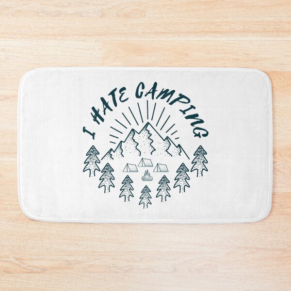 Item preview, I hate camping designed and sold by bullshirter.
