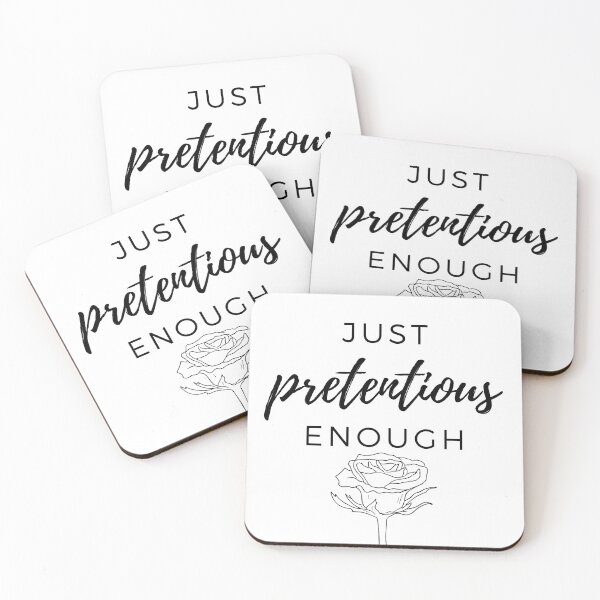 Item preview, Just Pretentious Enough designed and sold by LilWildflowers.