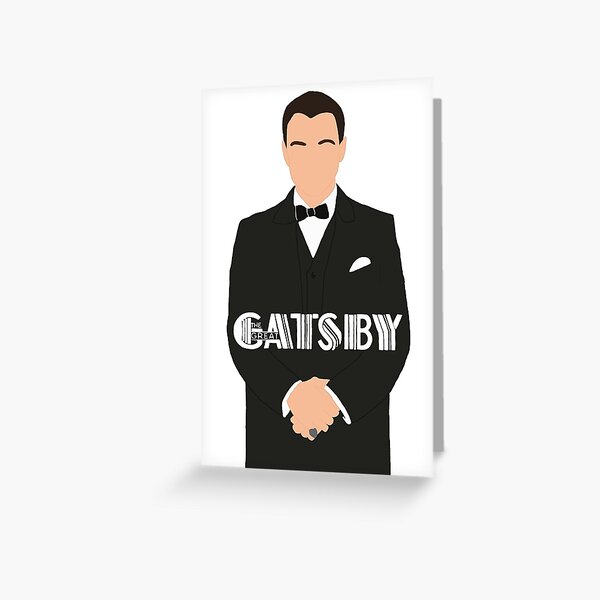 "The Great Gatsby Jay Gatsby ( Leonardo DiCaprio) Art" Greeting Card