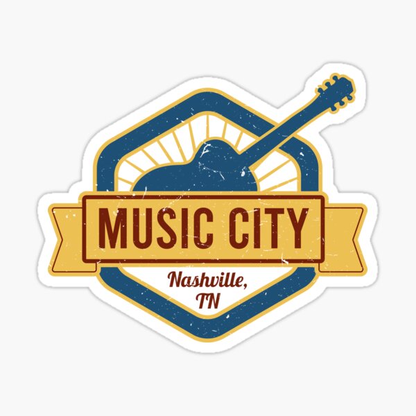 Music City Nashville Sticker