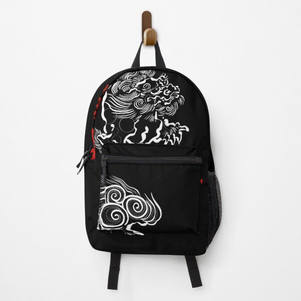 Item preview, Japanese Karajishi and red kanji designed and sold by Blacklinesw9.