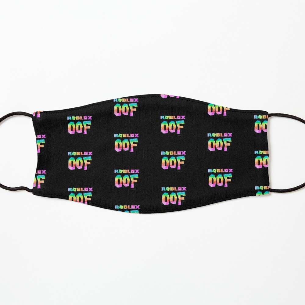 Roblox Adopt Me Oof Rainbow Mask By T Shirt Designs Redbubble - rainbow and black checkered bandana roblox