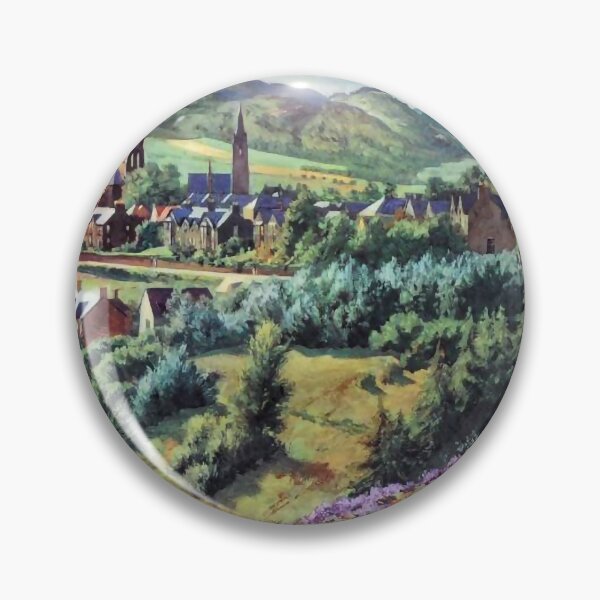 Item preview, Crieff retro poster designed and sold by CorasPosters.