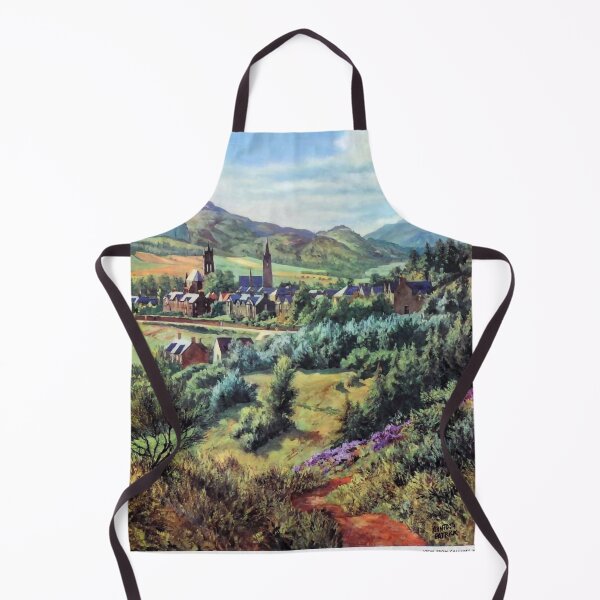 Item preview, Crieff retro poster designed and sold by CorasPosters.