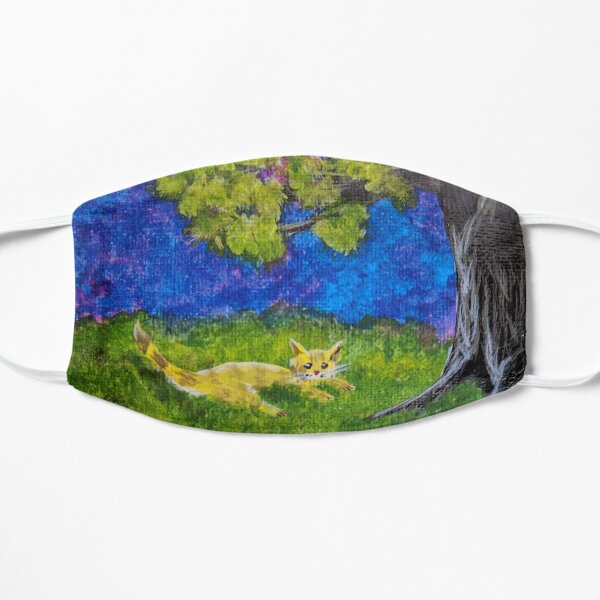 Grassy Catnap Flat Mask