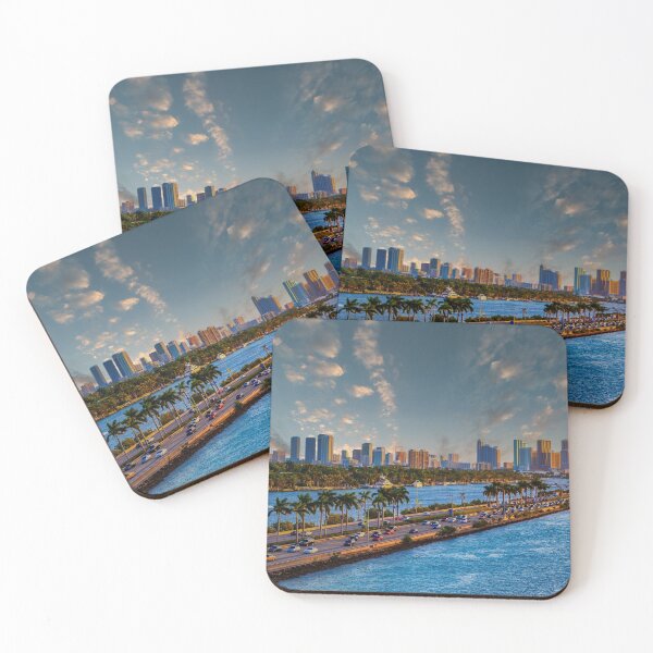 Item preview, Leaving Miami for the Beach at Dusk designed and sold by dbvirago.