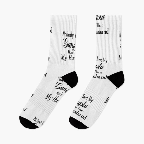 Item preview, Nobody Test My Gangsta More Than My Husband ,Funny Wife ,for Wife designed and sold by alikassi.
