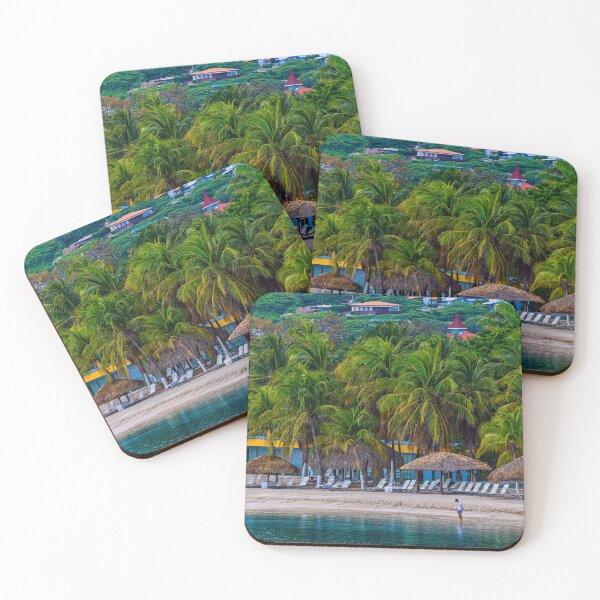 Item preview, Man Alone on Tropical Resort Beach designed and sold by dbvirago.