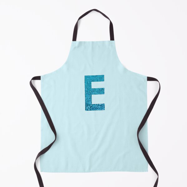 Item preview, The Letter E - Monogram in Blue Pool Water designed and sold by Bumblefuzzies.