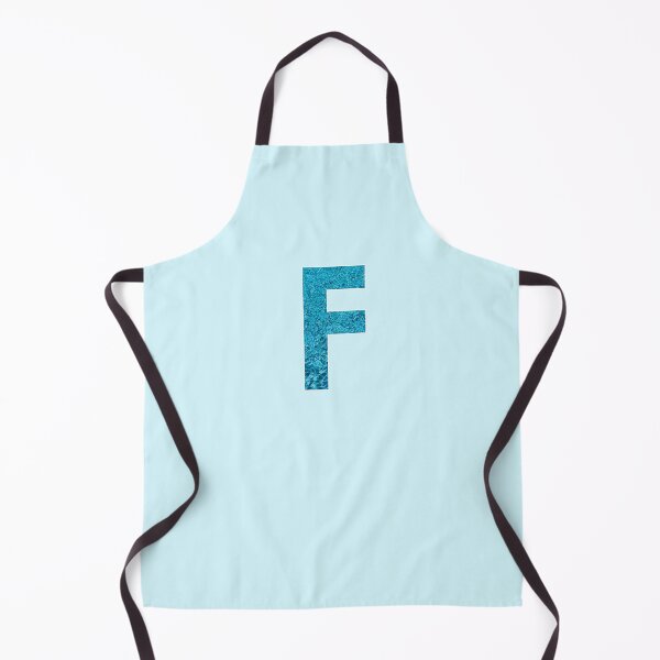 Item preview, The Letter F - Monogram in Blue Pool Water designed and sold by Bumblefuzzies.