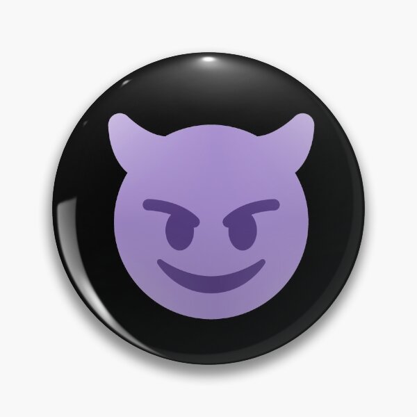 Item preview, purple devil emoji designed and sold by Gossip Rag.