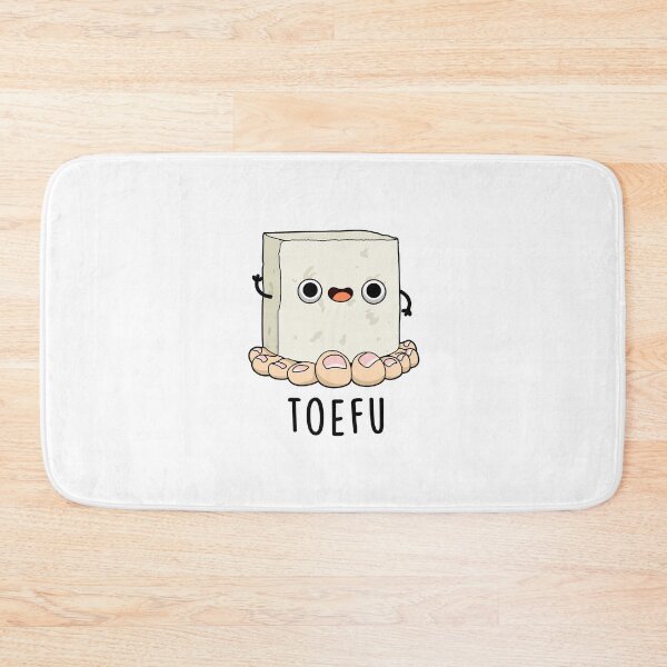Item preview, Toe-fu Funny Tofu Puns  designed and sold by punnybone.
