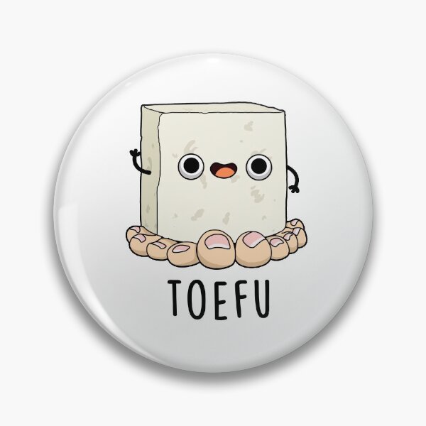 Item preview, Toe-fu Funny Tofu Puns  designed and sold by punnybone.