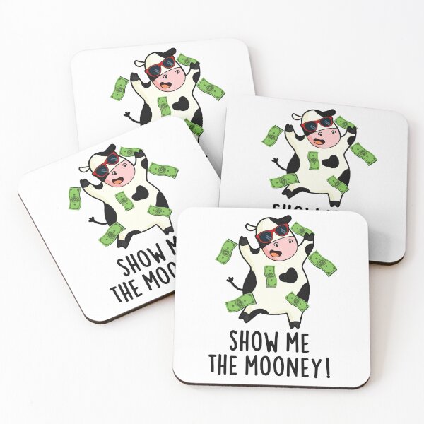 Item preview, Show Me The Mooney Funny Cow Puns  designed and sold by punnybone.