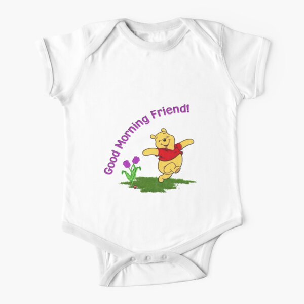 good morning friend Short Sleeve Baby One-Piece