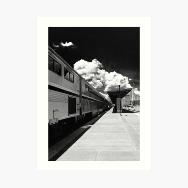 Amtrak Art Print