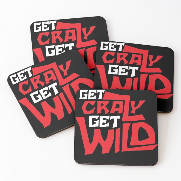 Item preview, Get Crazy, Get Wild (Red and White) Design designed and sold by Bill Shearer.